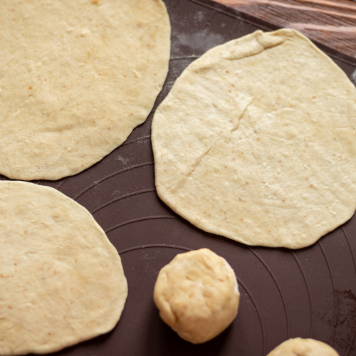 Karfiolové kari schlebom naan